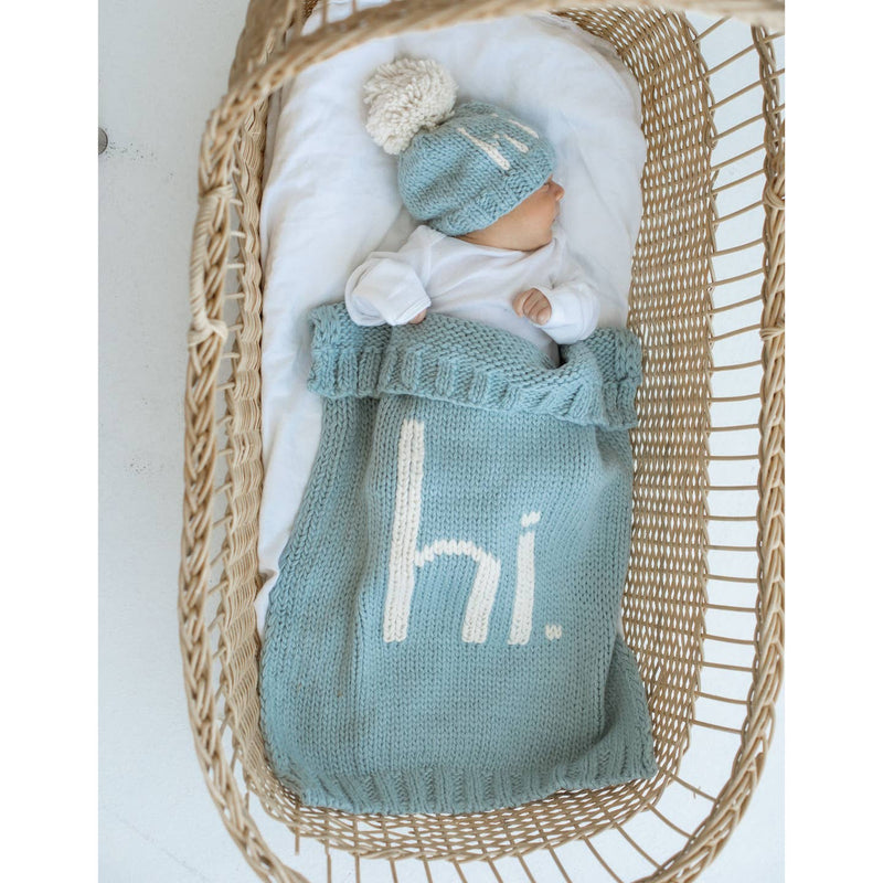 Huggalugs Handknit Baby Blanket in hi-Multiple Colors!