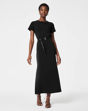 Spanx Airessentials Maxi T-Shirt Dress in Black