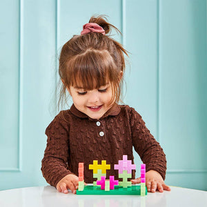 Plus-Plus USA BIG Flowers Activity Set