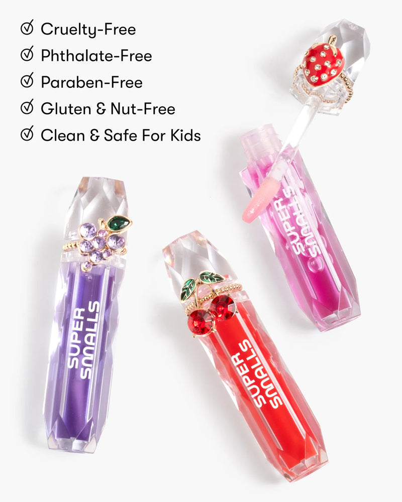 Super Smalls Gloss It Fruity Lip Gloss Ring Set