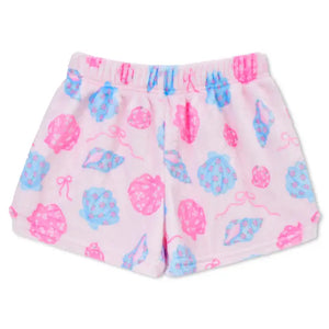 iscream Plush Shorts in Cottage Seashells