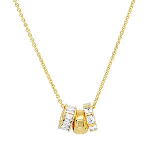 Tai Chain Necklace with Gold Rondelles