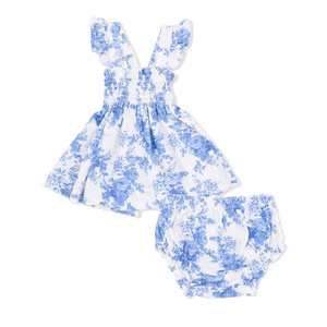 Angel Dear Smocked Top with Bloomer in Dream Cottage Floral