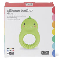 Tiger Tribe Dino Silicone Teether