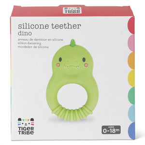Tiger Tribe Dino Silicone Teether