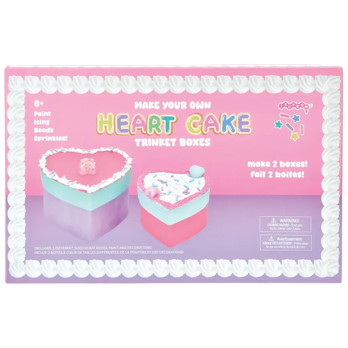 Iscream Make Your Own Heart Cake Box