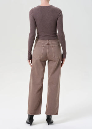 Agolde Ren High Rise Jean in Ceramic