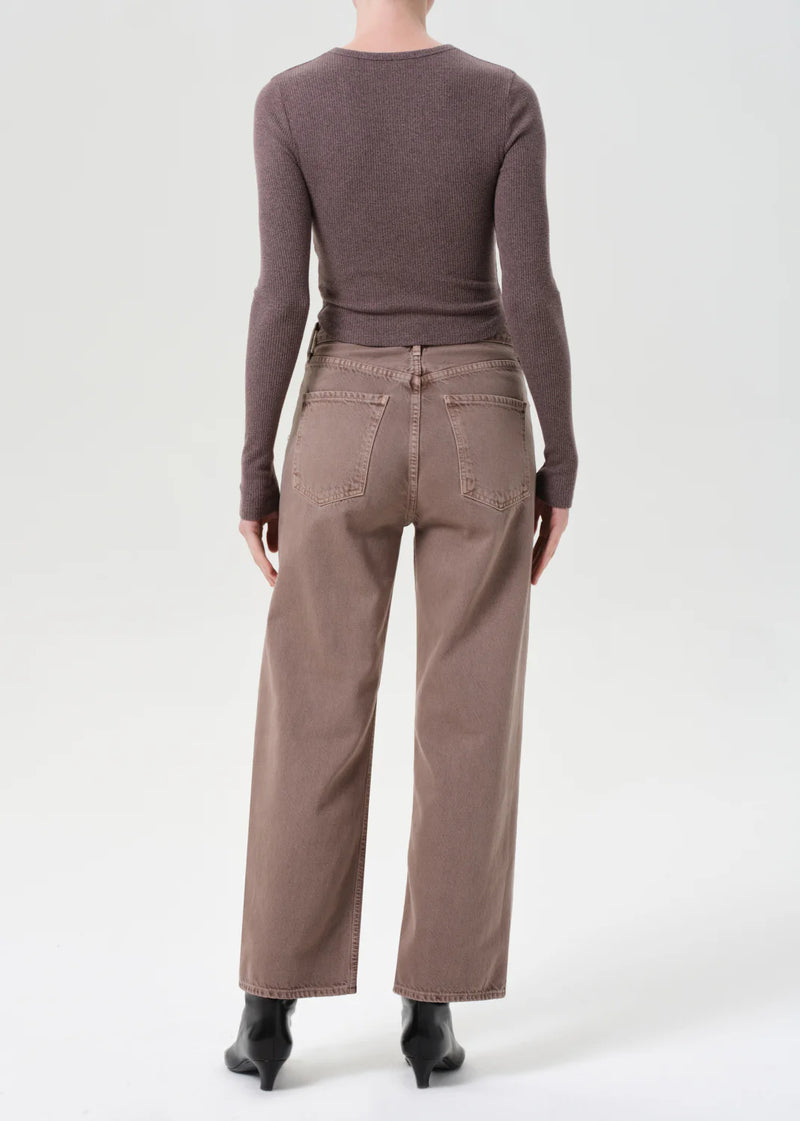 Agolde Ren High Rise Jean in Ceramic