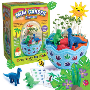 Faber-Castell Grow A Mini Garden-Dinosaur DIY Craft Kit