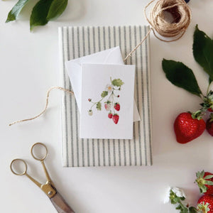 emily lex studio Strawberry mini enclosure notecard