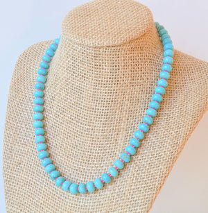 Libby & Smee Gemstone Necklace in Turquoise