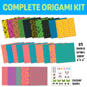 Faber-Castell Neon Origami Mini Kit