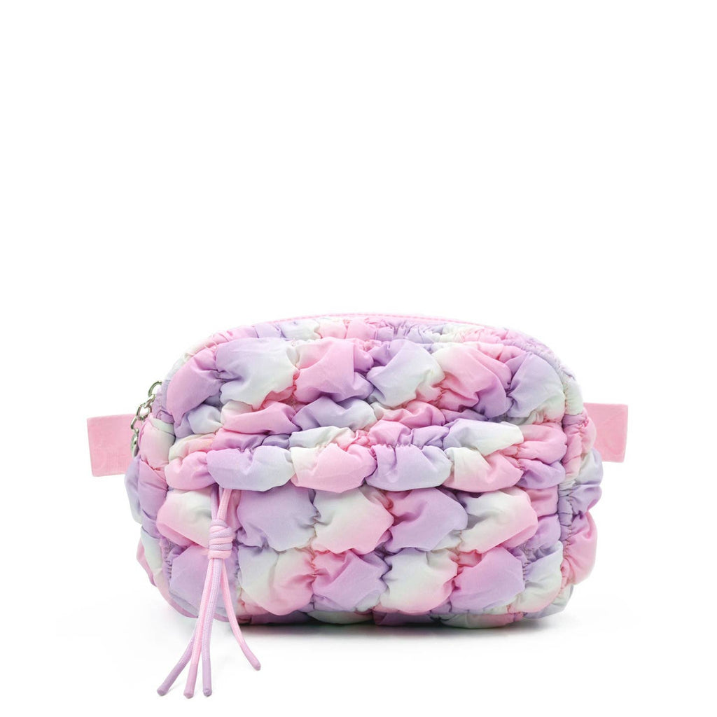 OMG Accessories Quilted Scrunchies Fanny Pack in Ombre