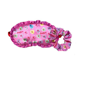 Iscream Sweethearts Eye Mask and Scrunchie Set