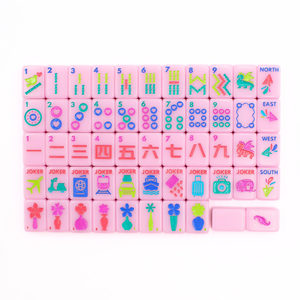 My Fair Mahjong Anywhere Series Travel Mahjong Set in Pink