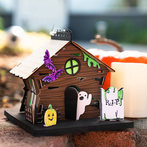 KiwiCo Halloween Light Up Haunted House Science Kit for Kids