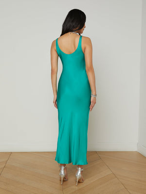L'Agence Akiya Tank Dress in Bright Jade