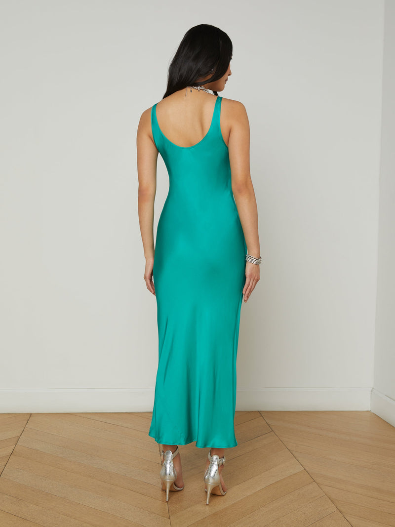 L'Agence Akiya Tank Dress in Bright Jade