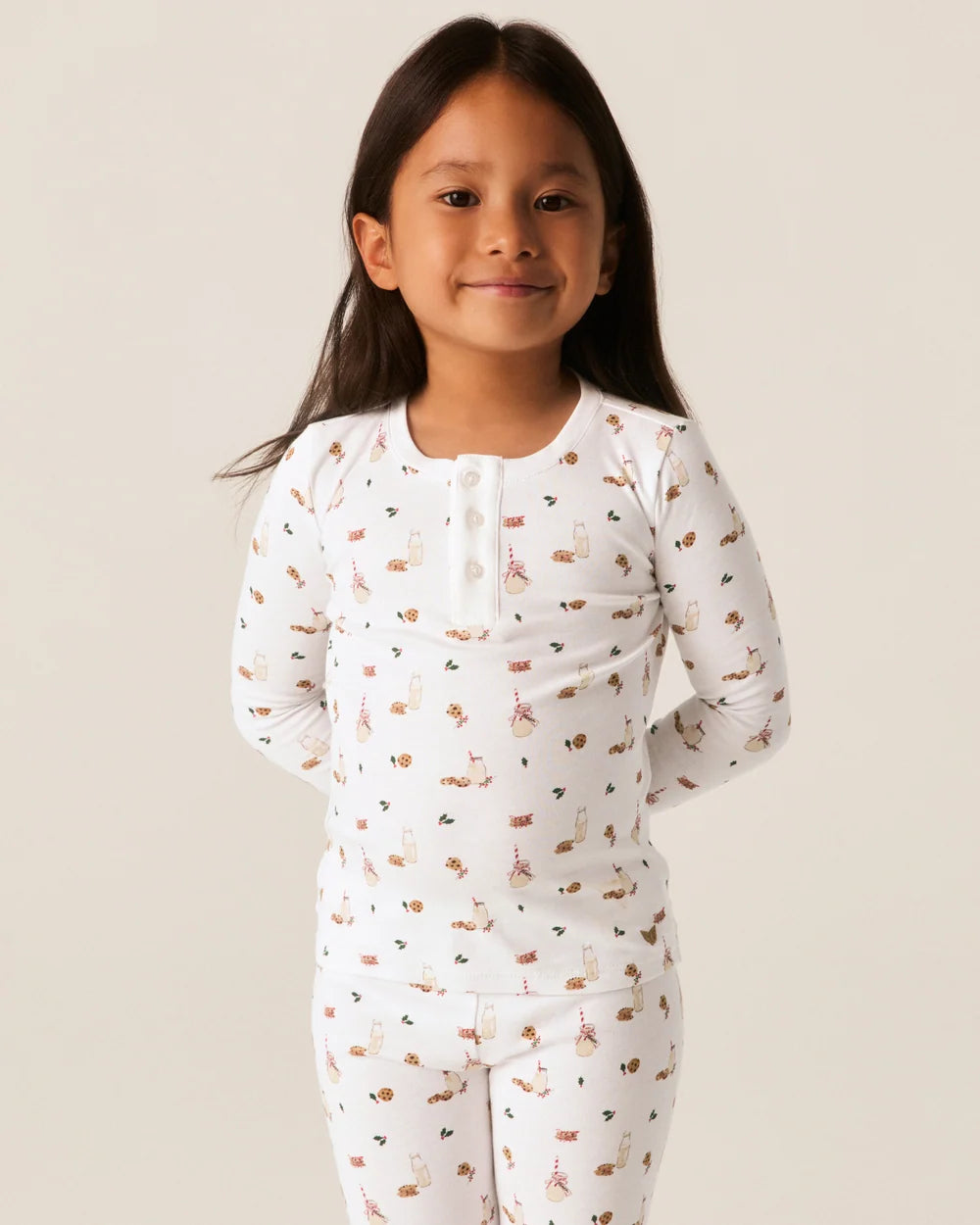 Petite Plume Children's Snug Fit Pajama Set in Yuletide Treats