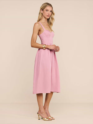 L'Agence Tiani Bustier Dress in Lilac