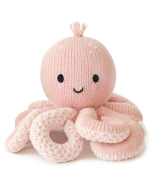 Cuddle + Kind Baby Octopus in Soft Coral Pink