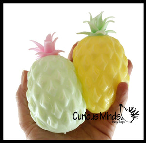 Curious Minds Toys Colored Pineapple Squeeze Stress Ball