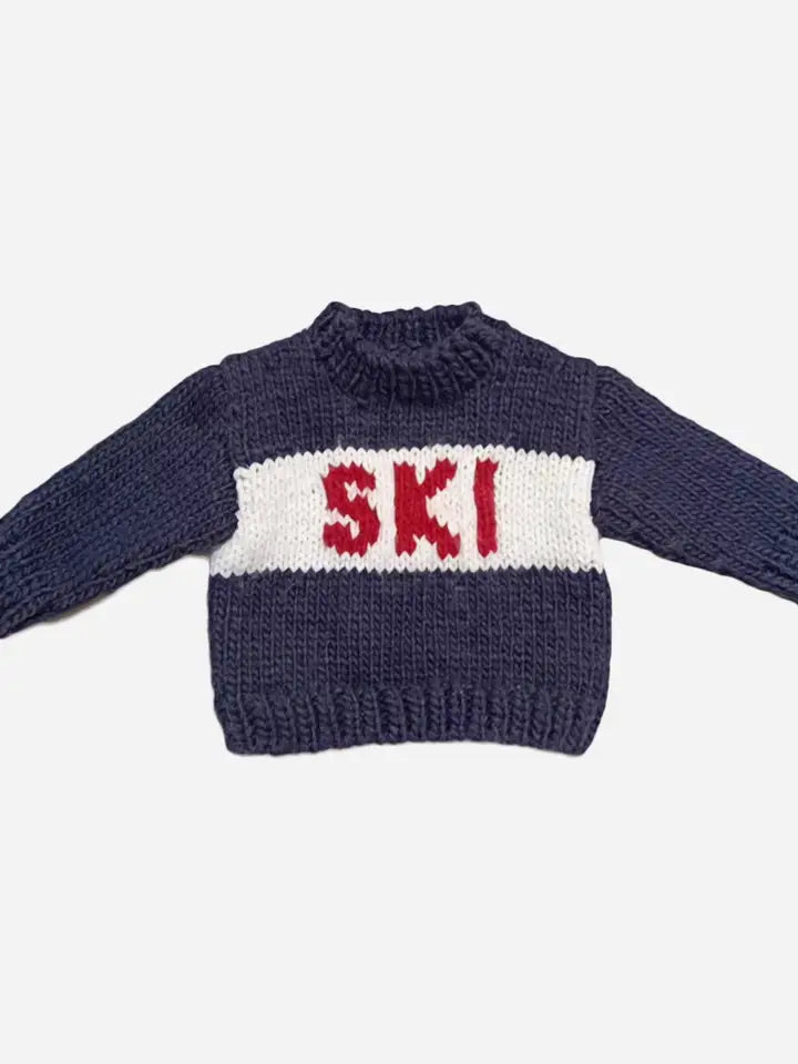 The Blueberry Hill Ski Sweater in Navy