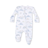 Angel Dear 2 Way Zipper Footie in Farm Animals Party