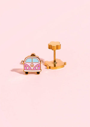 Pierced Co Retro Van Studs