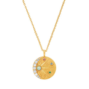 Tai Star & Moon Coin Necklace