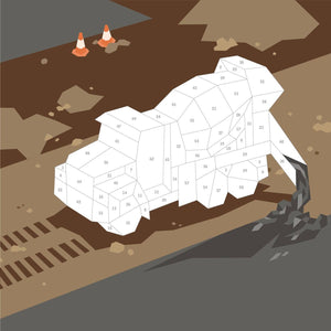 Paint by Sticker Book: Trucks, Trains & More