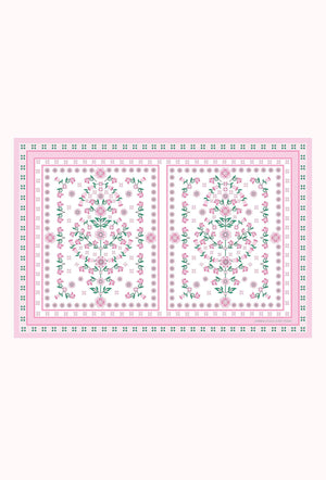 Jessie Zhao New York Beach Sarong Wrap in Pink Blossom