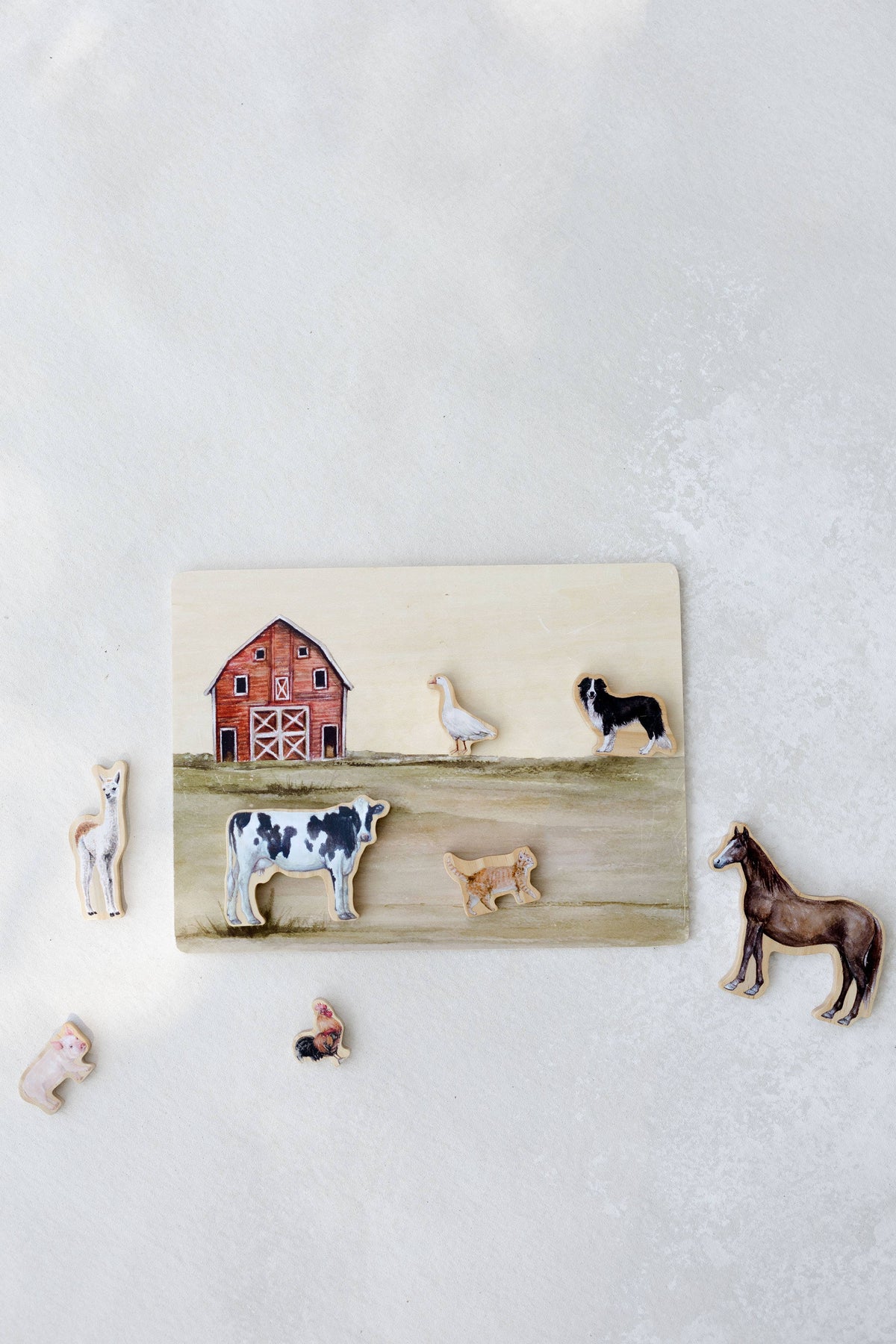 Paige Tate Farm Animals Wooden Puzzle: A Tabitha Paige Puzzle