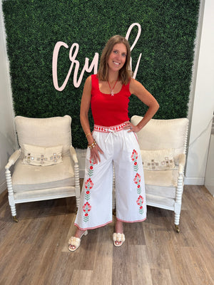 Victoria Dunn Millie Pant in Sprucestone