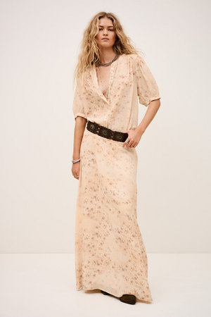ba&sh Natallina Skirt in Ecru