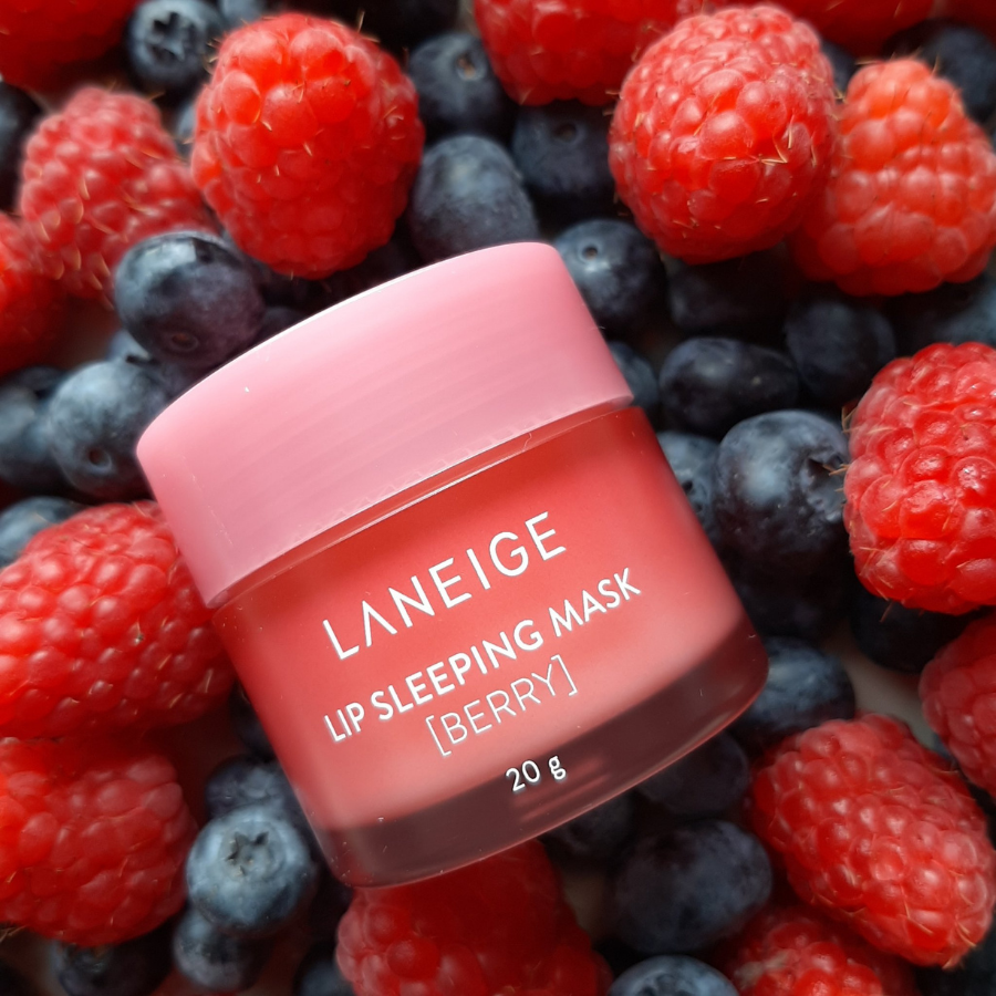 Laneige Lip Sleeping Mask Treatment Balm Care in Berry