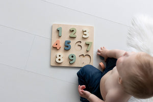 Pearhead Wooden Numbers Puzzle
