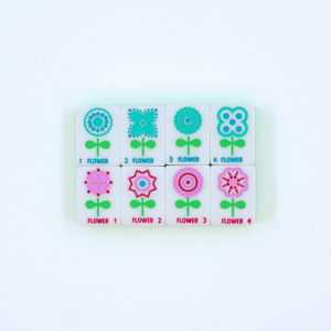 My Fair Mahjong Crystal Confetti Lemon-Lime Mahjong Set