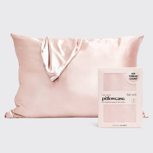 KITSCH Satin Pillowcase Standard in Blush