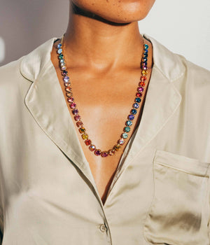 Loren Hope - Arista Slider Necklace in Cosmic Ombré