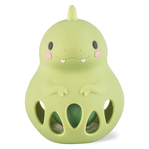 Tiger Tribe Dino Silicone Rattle
