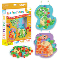 Faber-Castell Pom Pom Dinosaur Pictures Activity Kit