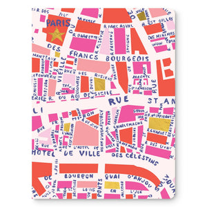 Studio Oh! Rues de Paris Medium Coptic-Bound Journal