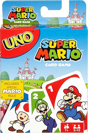 Super Mario Bros Uno Card Game Set