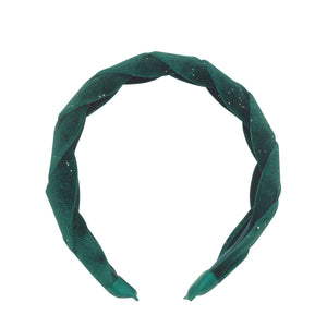 Rockahula Evergreen Velvet Plaited Headband