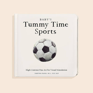 Baby's Tummy Time Sports Book By Tabitha Paige