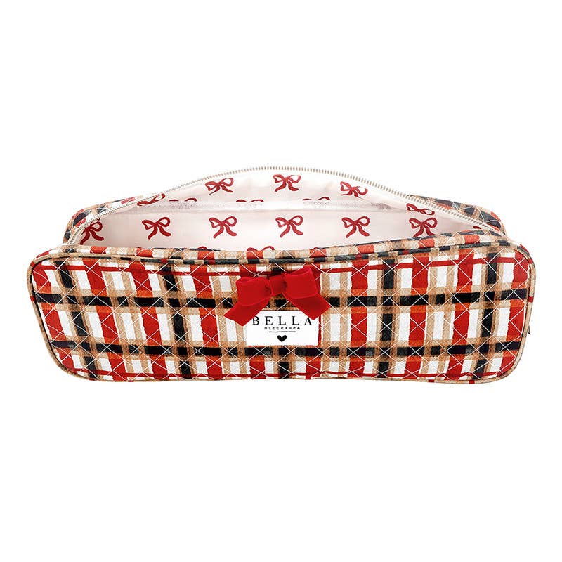 Bella Sleep Spa Quilted Hair Tool Bag in Plaid