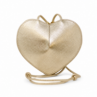 German Fuentes Handbags - Leather Crossbody Heart Bag