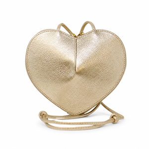 German Fuentes Handbags - Leather Crossbody Heart Bag