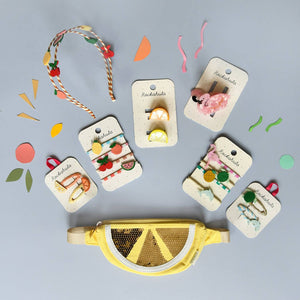 Rockahula Citrus Slice Glitter Clips